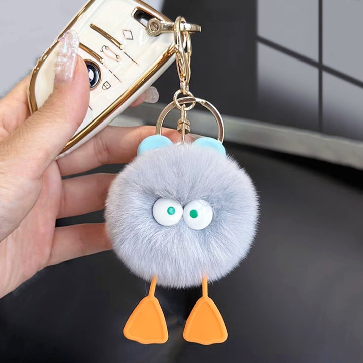 Women’s Plush Duck Bag Charm Keychain | تعليقة حقيبة نسائية بتصميم بطة لطيفة
