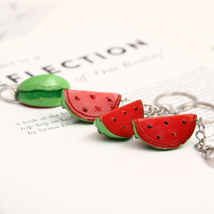 Women’s Watermelon Slice Keychain Pendant | ميدالية نسائية بتصميم شريحة بطيخ