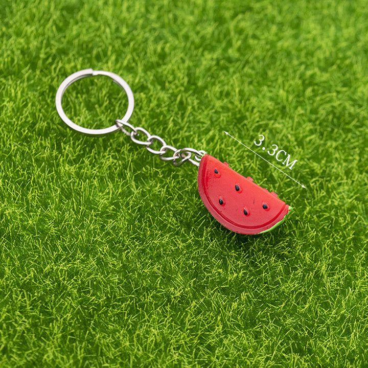 Women’s Watermelon Slice Keychain Pendant | ميدالية نسائية بتصميم شريحة بطيخ