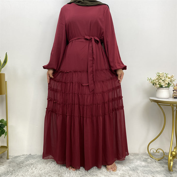 The Emerald Flowing Abaya
