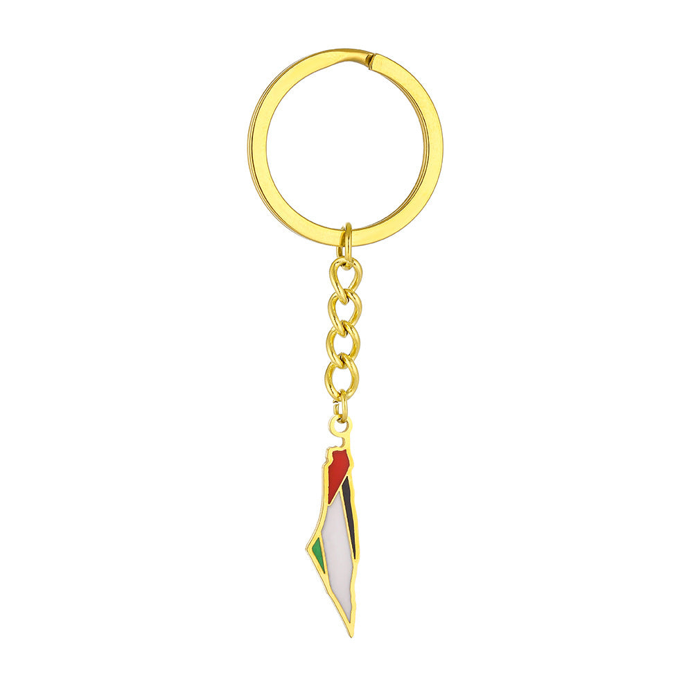 Heritage Map Keychain Accessories | ميداليات خريطة أرضنا من تراث أهلنا