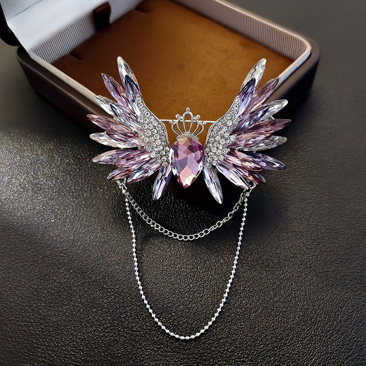 Women’s Crystal Floral Brooch Collection | بروشات نسائية كريستال بتصاميم زهرية