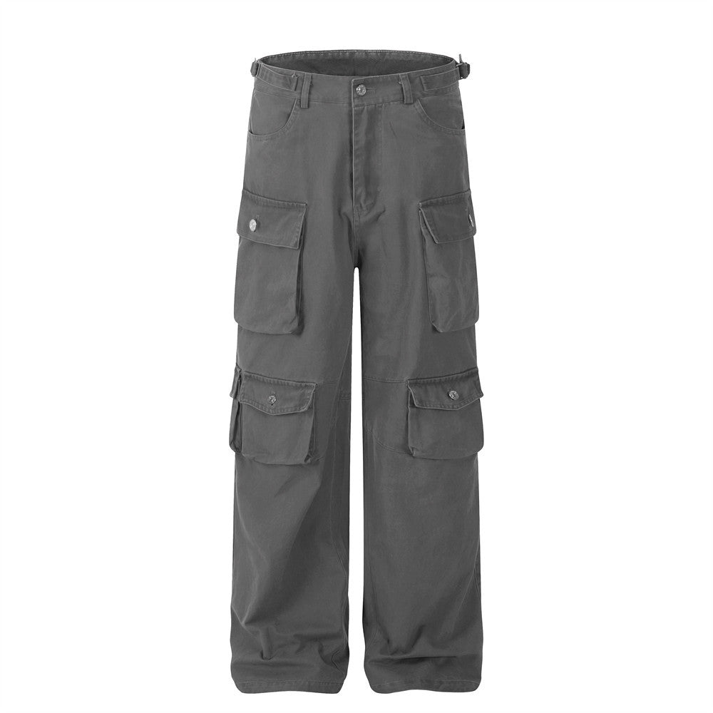 Men’s Multi-Pocket Cargo Pants | Casual Loose Fit
