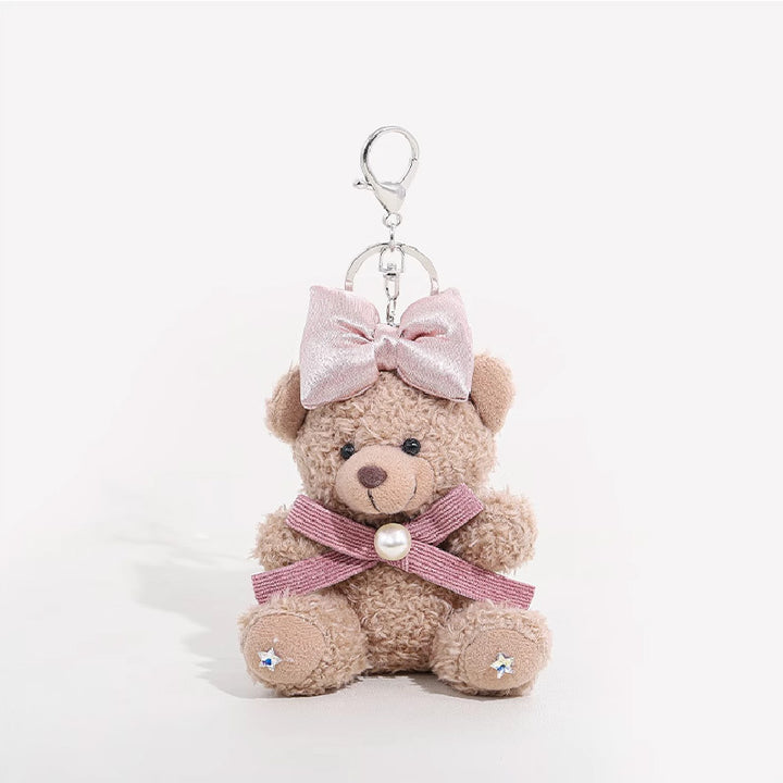 Women’s Teddy Bear Bag Charm Keychain | تعليقة حقيبة نسائية بتصميم دب لطيف