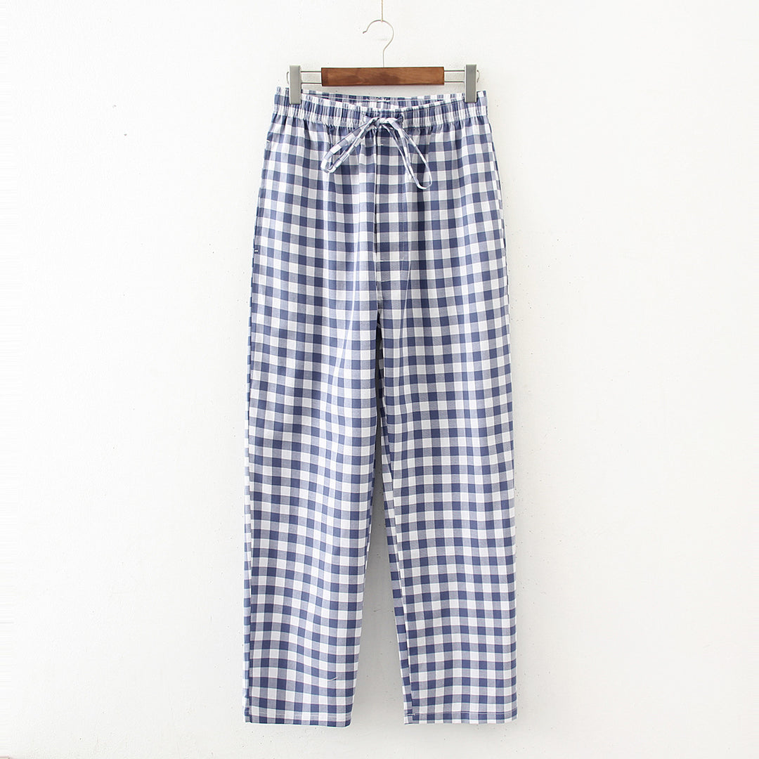 The Classic Cotton Plaid Lounge Pants