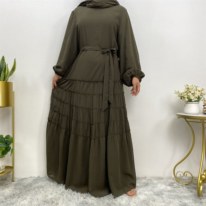 The Emerald Flowing Abaya