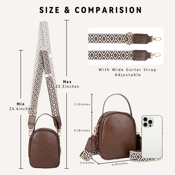 Women’s Original Small Crossbody Bag with Handle | حقيبة كروس بودي نسائية أصلية بمقبض أنيق