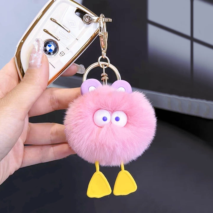 Women’s Plush Duck Bag Charm Keychain | تعليقة حقيبة نسائية بتصميم بطة لطيفة