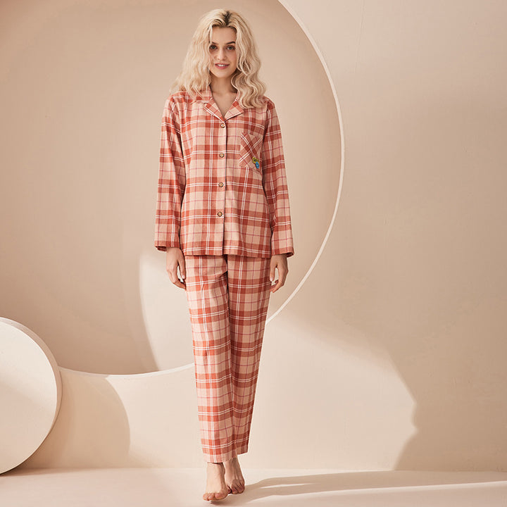 The Premium Thickened Cotton Plaid Set