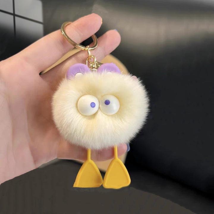 Women’s Plush Duck Bag Charm Keychain | تعليقة حقيبة نسائية بتصميم بطة لطيفة