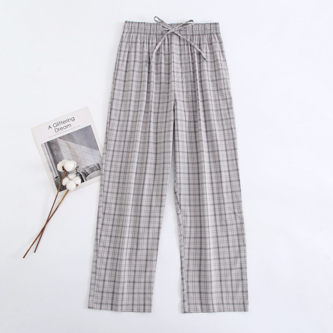 The Classic Cotton Plaid Lounge Pants