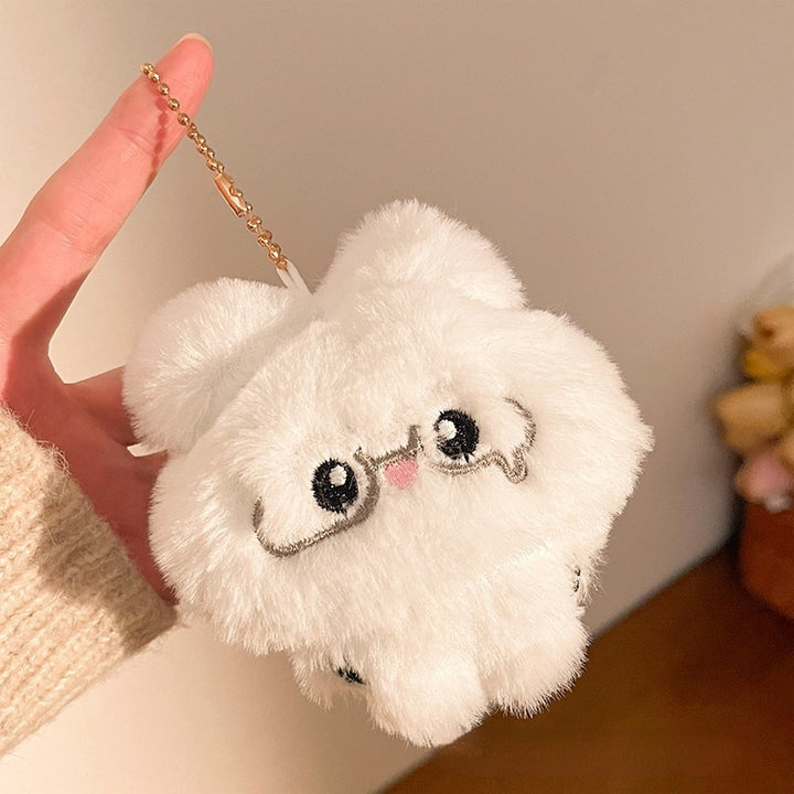 Women’s Cute Plush Bag Charm Keychain | تعليقة حقيبة نسائية ناعمة بتصميم لطيف