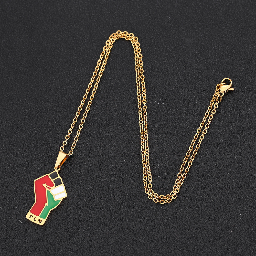 Women’s Heritage Map Pendant Necklace | قلادة خريطة أرضنا من تراث أهلنا