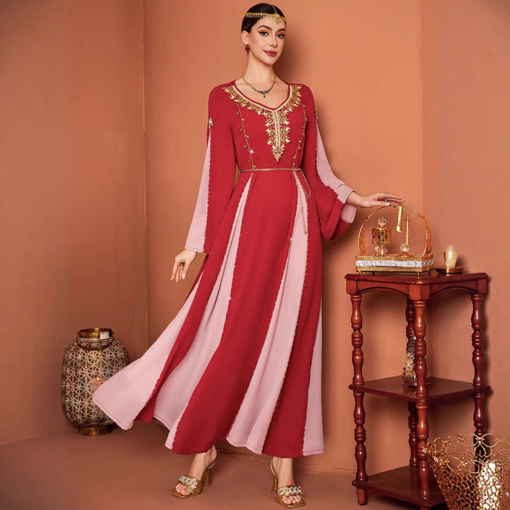 The Royal Contrast Abaya