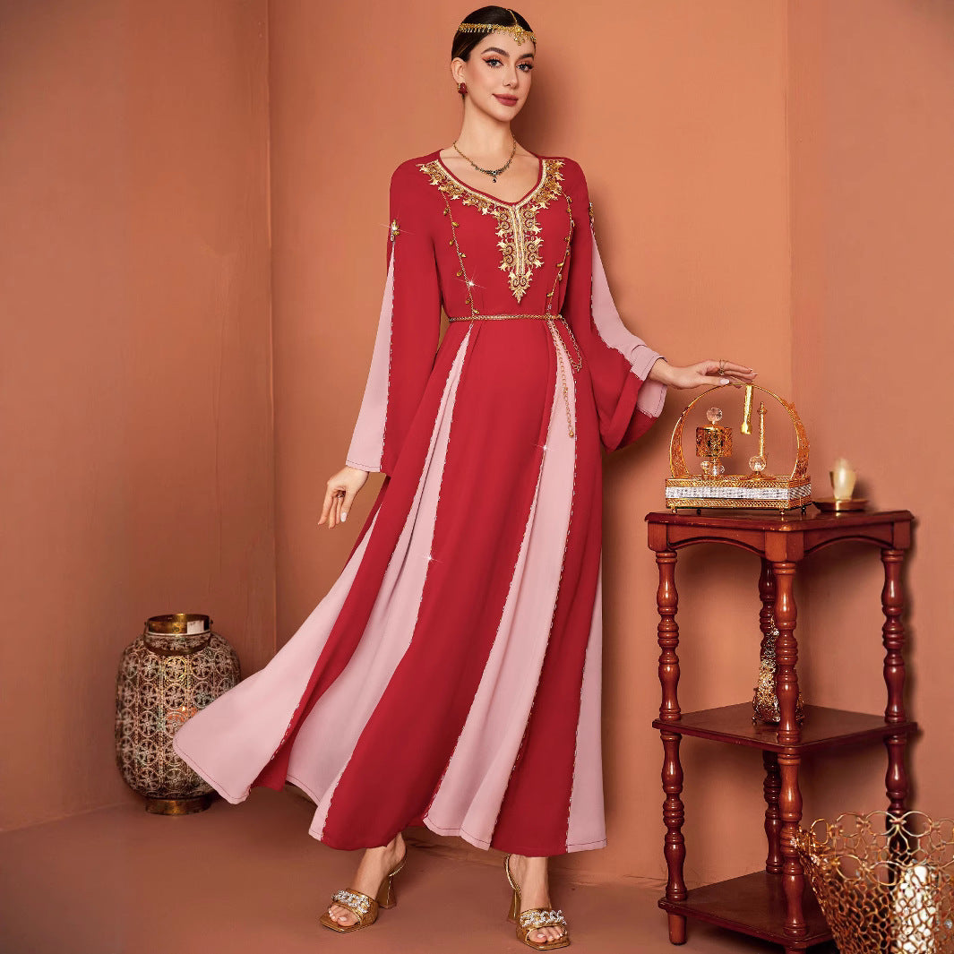 The Royal Contrast Abaya